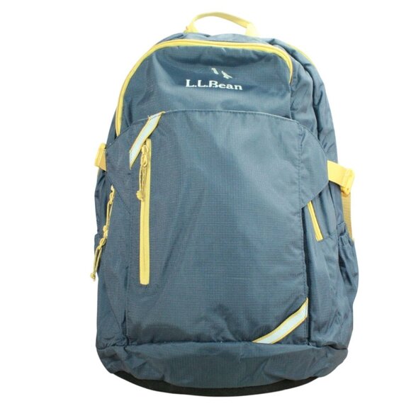 LL Bean Unisex Adult Comfort Carry Portable Locker Pack 42L Hiking Backpack Navy - Picture 1 of 14